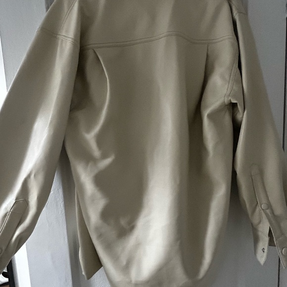 AGOLDE Vegan Leather Utility Shirt / Jacket - Picture 5 of 7